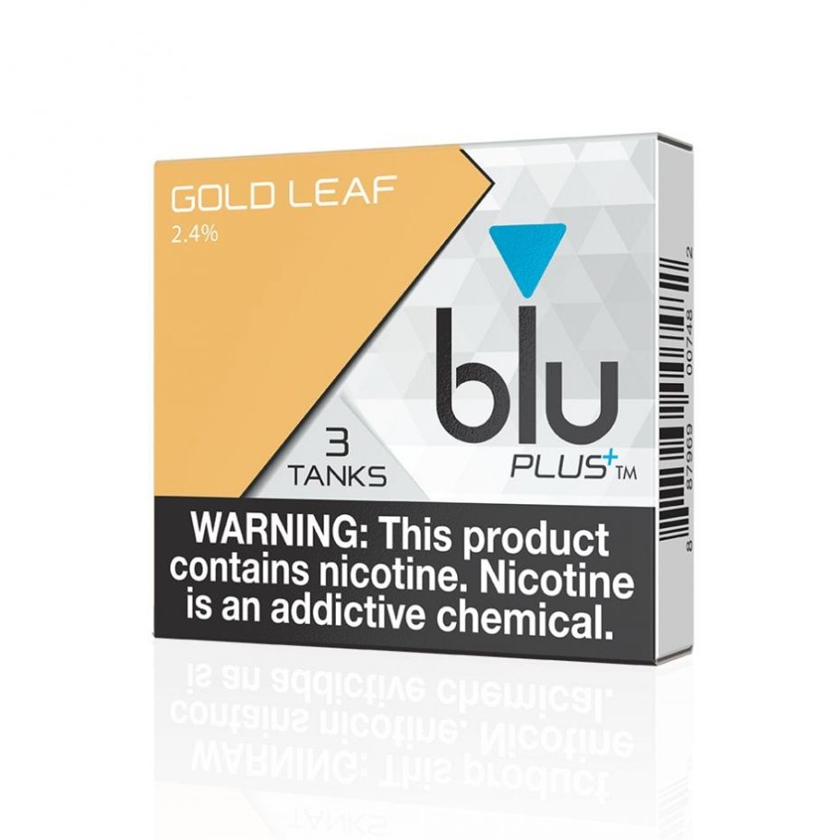 blu Gold Leaf Tobacco Tanks™ (Pack of 3) Electric Tobacconist USA