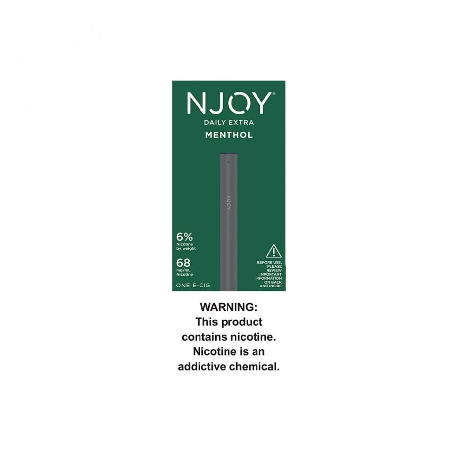 NJOY DAILY Extra Menthol Disposable ECig Electric Tobacconist
