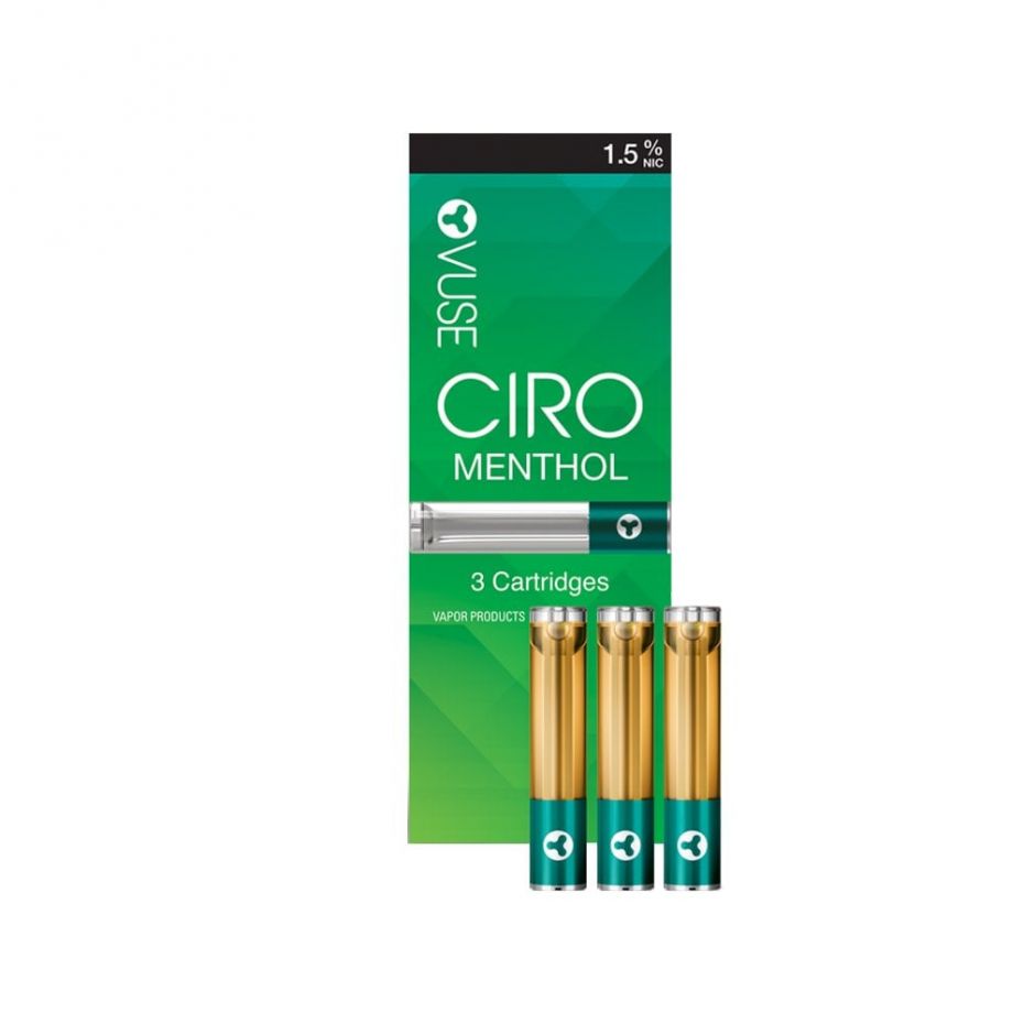 VUSE Ciro Menthol Cartridges (3-Pack) | Electric Tobacconist