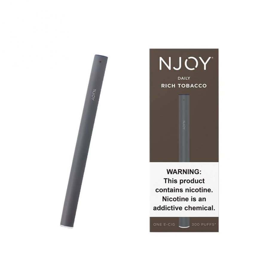 NJOY DAILY Rich Tobacco Disposable | Electric Tobacconist