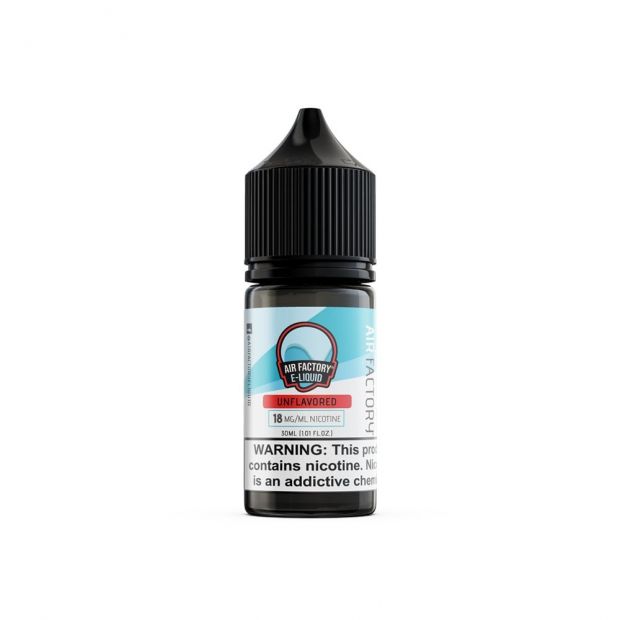 Unflavored 30ml Nic Salt Juice by Air Factory Electric Tobacconist