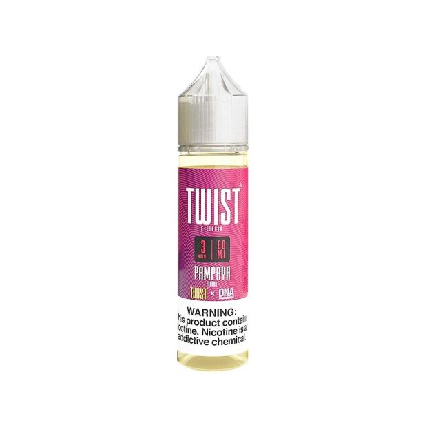 F: Fruity Pampaya Twist Salt Nicotine E-Liquid 60ml Pampaya Salt - Twist E-liquids 