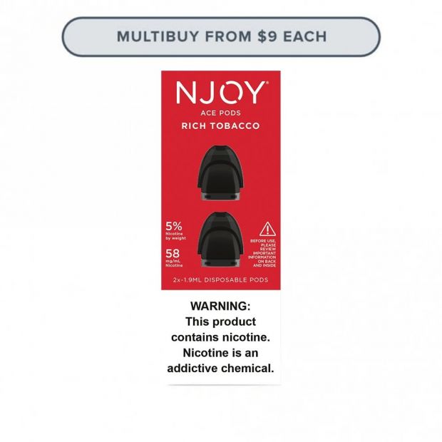 NJOY ACE Rich Tobacco Pods Electric Tobacconist